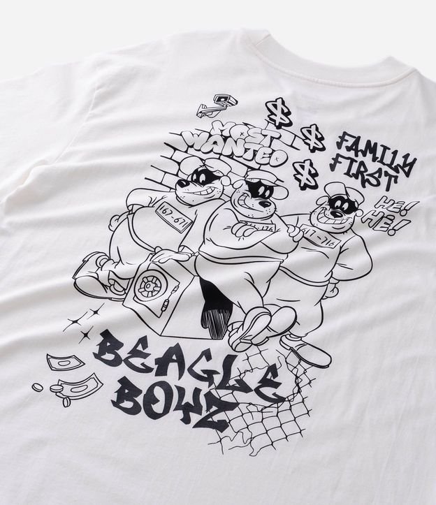 Remera Relaxed Manga Corta en Algodón Hermano Metralla 9