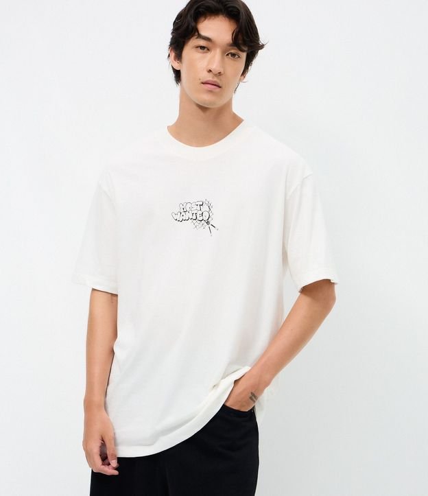 Remera Relaxed Manga Corta en Algodón Hermano Metralla