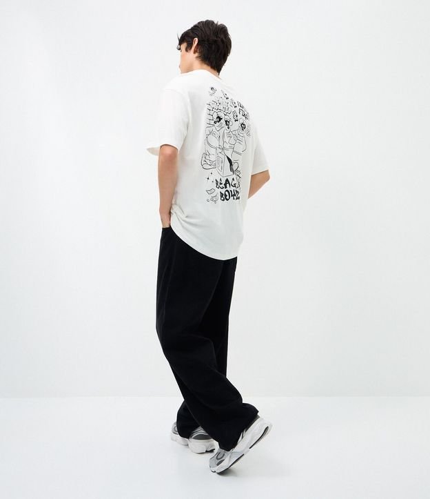 Remera Relaxed Manga Corta en Algodón Hermano Metralla 3