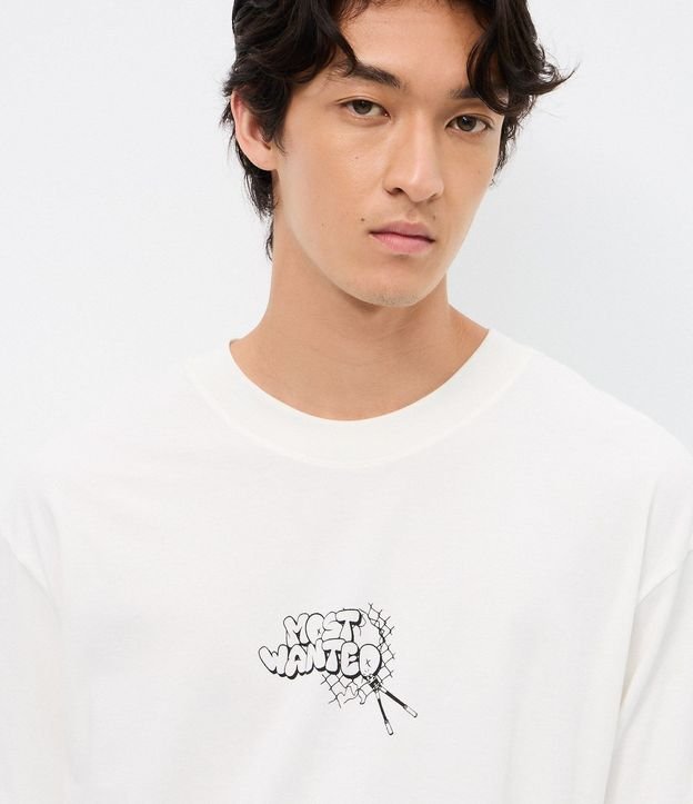 Remera Relaxed Manga Corta en Algodón Hermano Metralla 4