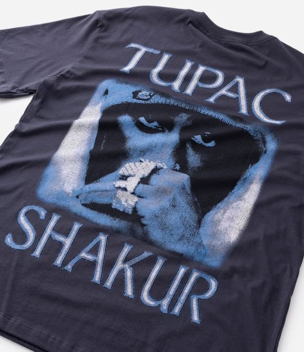 Remera Relaxed Manga Corta en Algodón Tupac 9