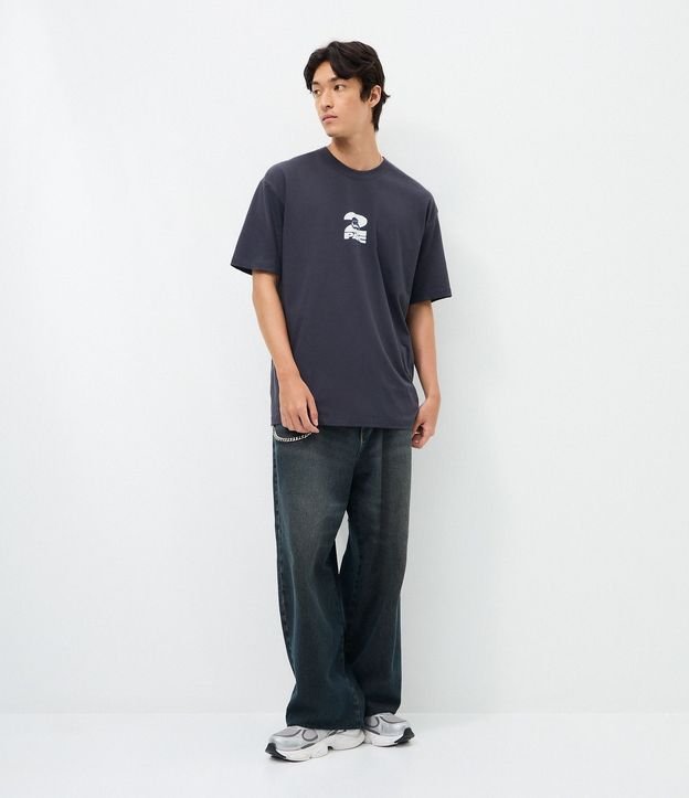 Remera Relaxed Manga Corta en Algodón Tupac 2