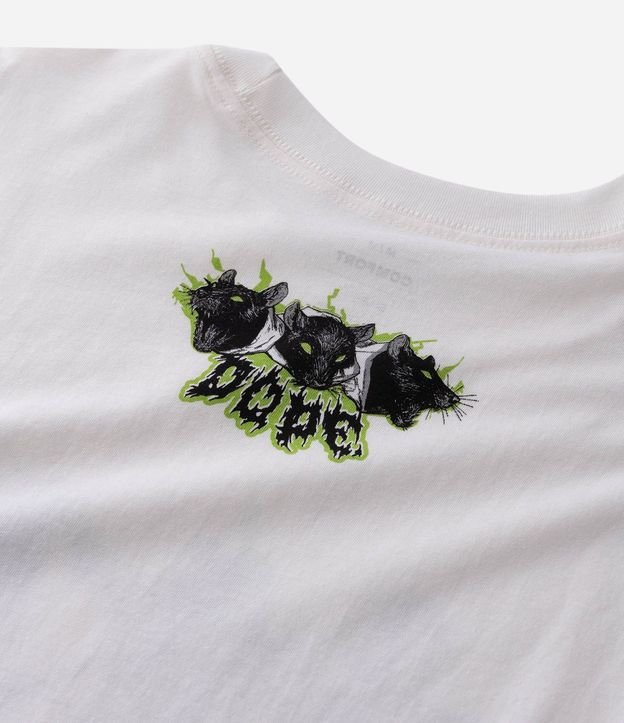 Remera Manga Corta con Estampado Bad Habits 9
