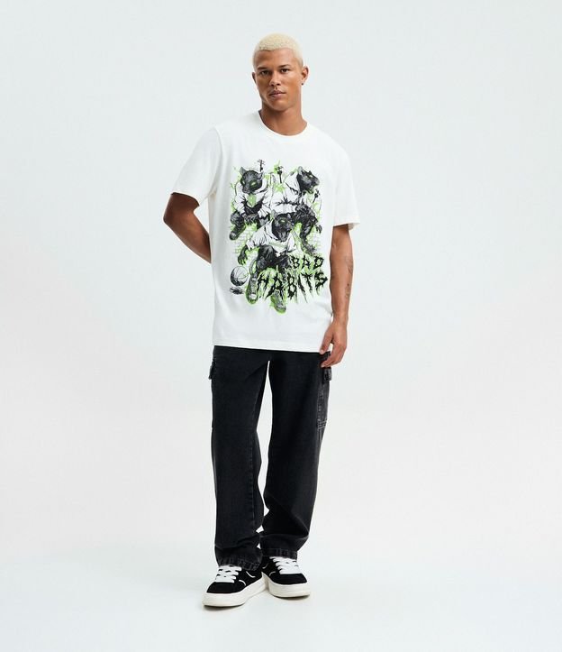 Remera Manga Corta con Estampado Bad Habits 2