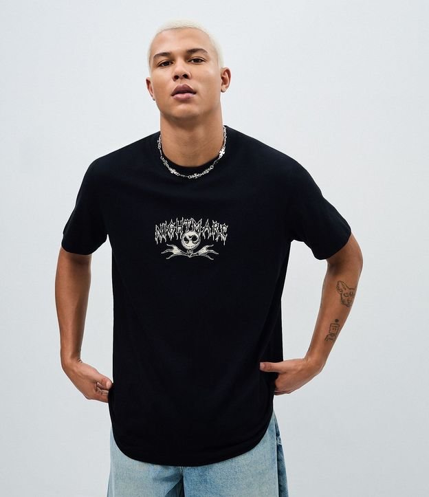 Remera en Algodón Estampado El Extraño Mundo de Jack