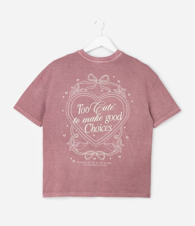 Remera Over Infantil con Lettering Mini Pretty – Talle 7 a 14 años 2