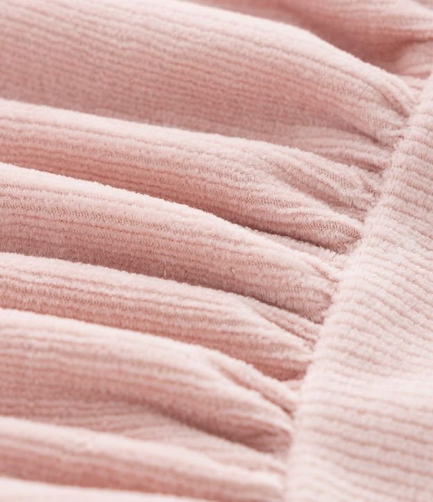 Pollera Infantil Evasê en Terciopelo Cotelê  – Talle 1 a 6 años 4