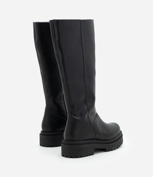 Bota Caña Larga en PU con Suela Track 5