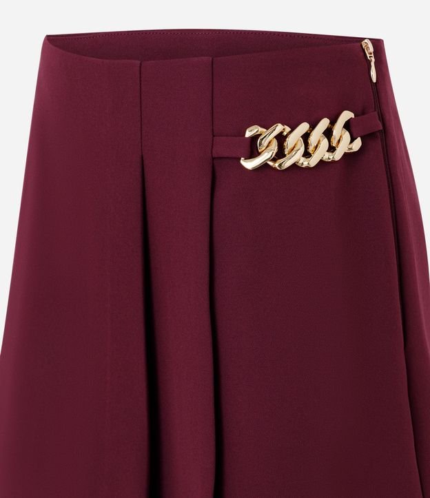 Short Pollera Sastre con Cadena Metálica 9