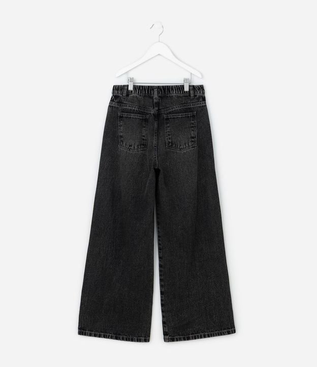 Pantalón de Jean Negro con Tachuelas Laterales - Talle 5 aos 16 años 3
