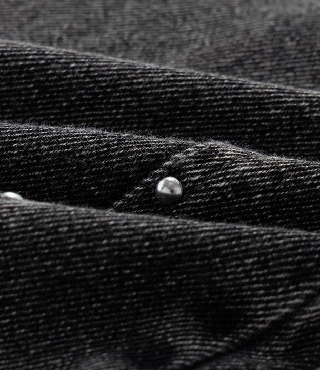 Pantalón de Jean Negro con Tachuelas Laterales - Talle 5 aos 16 años 4