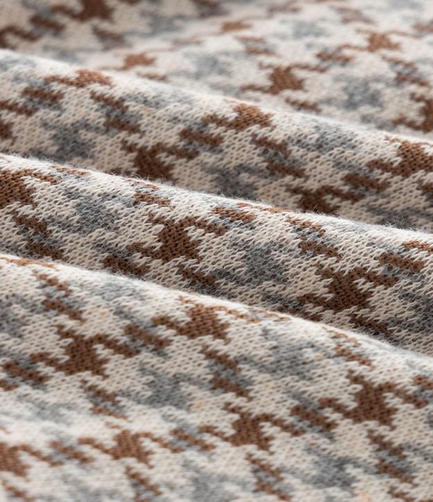 Short Pollera Tweed Pied-de-Poule Plisada - Talle 1 a 6 años 3