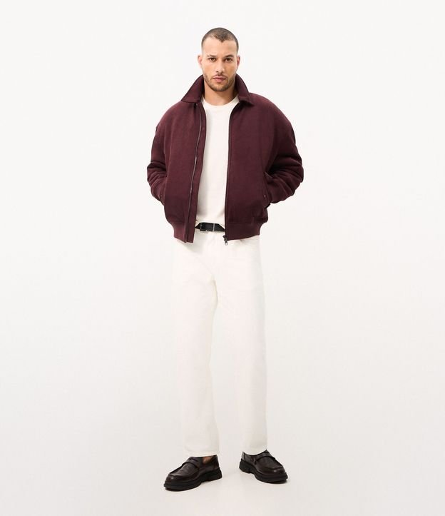 Campera Bomber en Gamuza Pesado 3