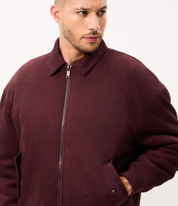 Campera Bomber en Gamuza Pesado 6