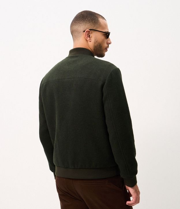 Campera Bomber en Polyvelour con Cremallera 3
