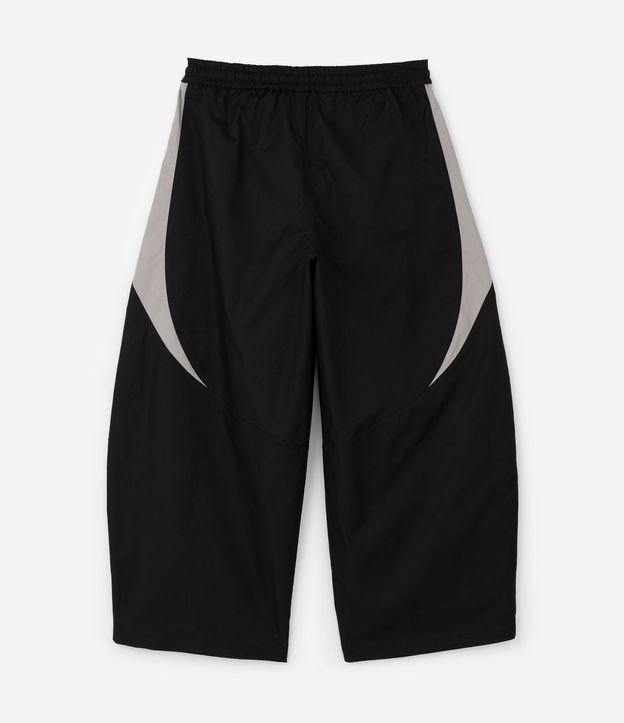 Pantalón Barrel Fashion con Recortes Contrastantes 6