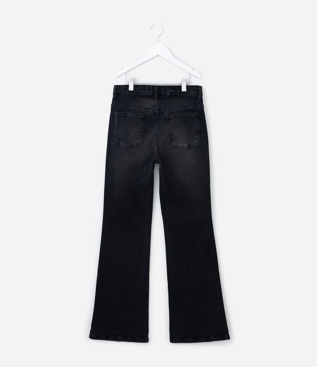 Pantalón Infantil Flare en Jeans con Cintura Tradicional – Talle 5 a 14 años 3