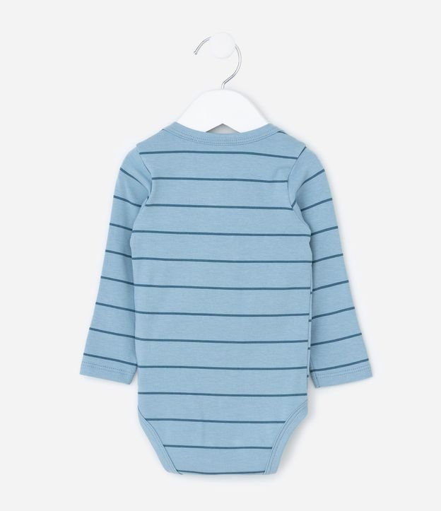 Body Infantil Rayada con Estampado Tres Amigos – Talle 0 a 18 Meses 3