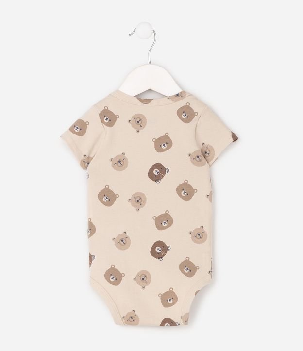 Body Infantil con Estampa de Caritas de Oso – Talle RN a 18 Meses 3