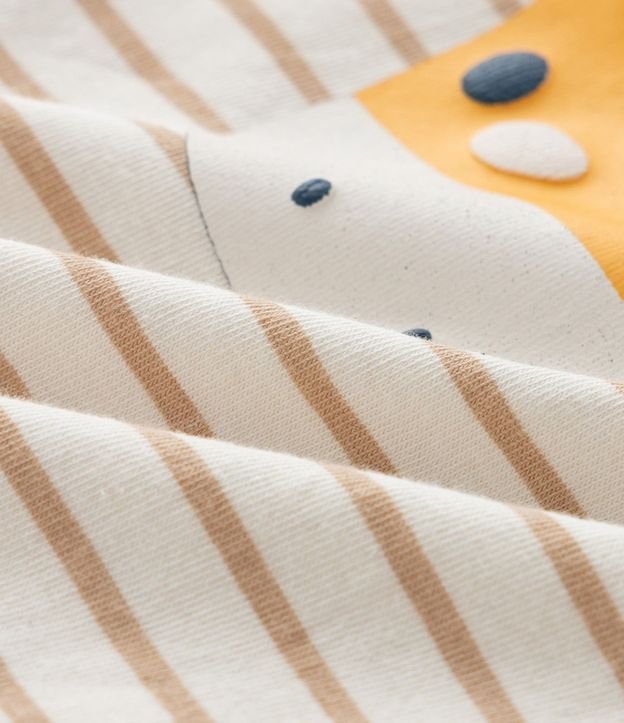 Body Infantil de Rayas con Estampa de Girafa – Talle 0 a 18 Meses 4