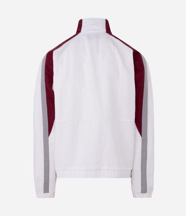Campera Microfibra Over Take con Paneles Vino 2