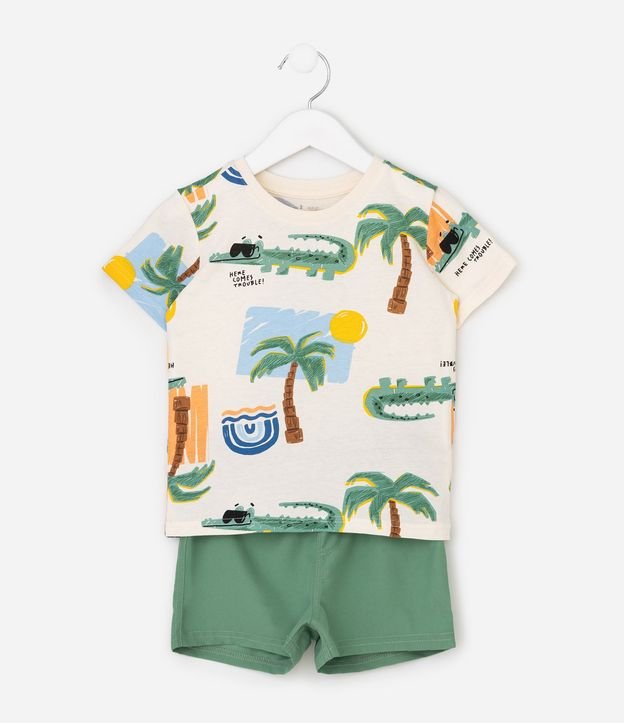 Conjunto Infantil en Microfibra - Talle 1 a 6 años