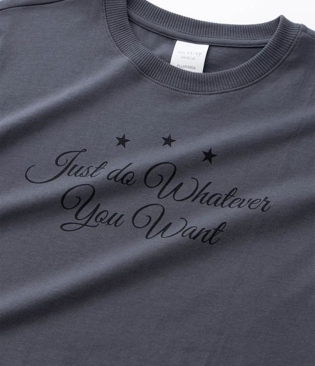 Remera Infantil con Lettering y Manga Encaje – Talle 5 a 14 años 7
