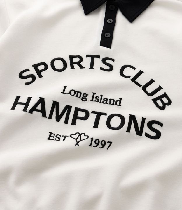 Saco Relajado Infantil en Algodón con Lettering Hamptons – Talle 5 a 16 años 5