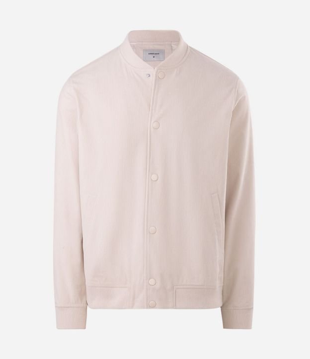 Campera Bomber en Terciopelo con Botones Forrados 6