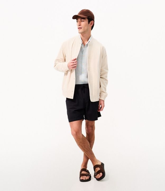 Campera Bomber en Terciopelo con Botones Forrados 2