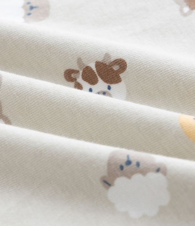 Body Infantil con Estampa de Animales de la Granja – Talle 0 a 18 Meses 4