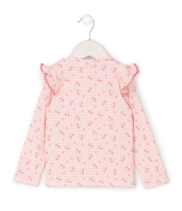 Conjunto Infantil Protección UV con Estampa de Cerezas - Talle 1 a 4 años 3