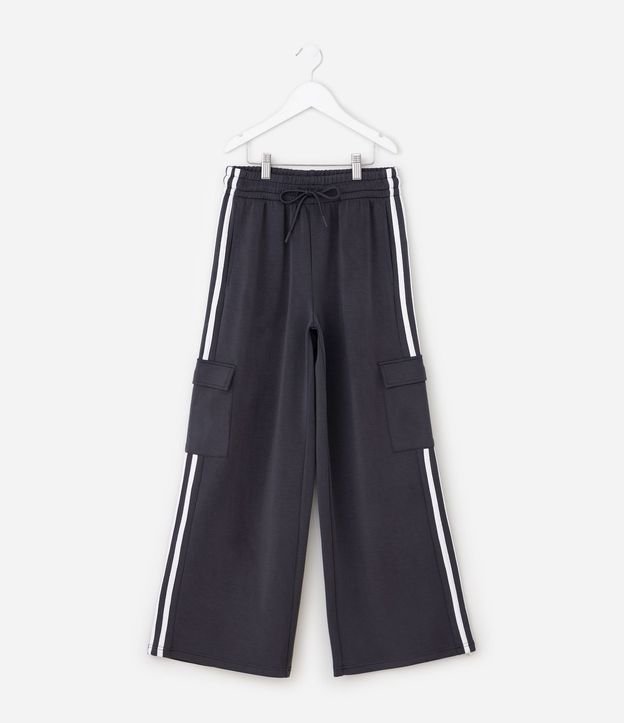 Pantalón Infantil Cargo con Rayas Laterales – Talle 5 a 16 años 2