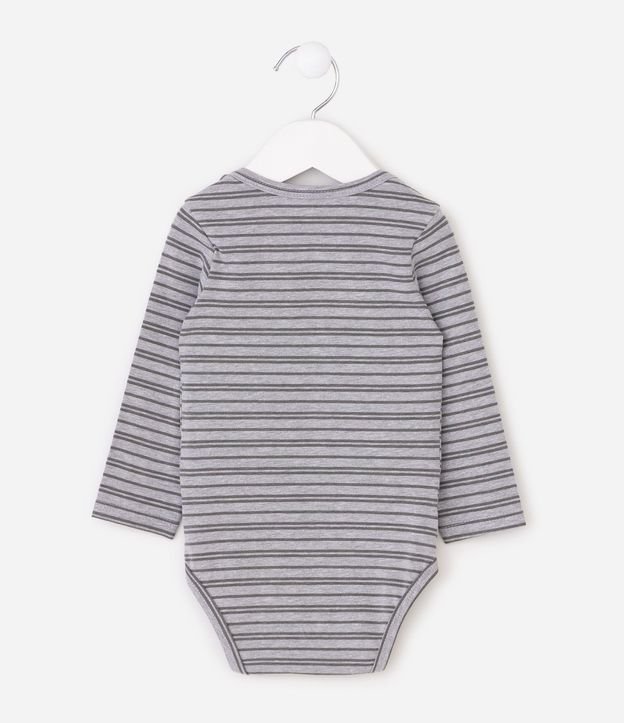 Body Infantil Listrado Mommy is My Bestie - Talle 0 a 18 Meses 2