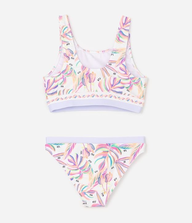 Bikini Infantil en Poliamida Top y Bottom - Talle 5 a 14 años 2