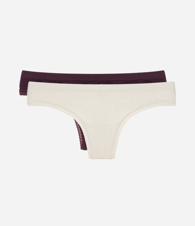 Kit 02 Bombachas Bikini Hilo Seamless
