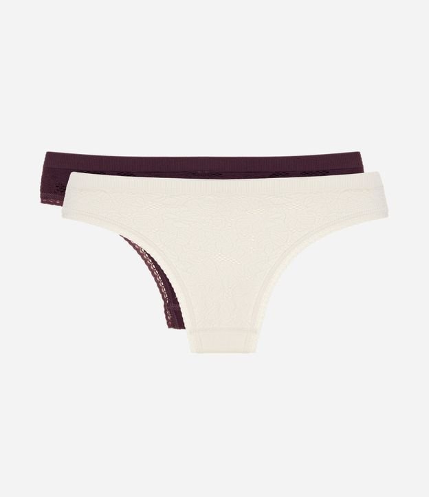 Kit 02 Bombachas Bikini Seamless Texturizadas 2