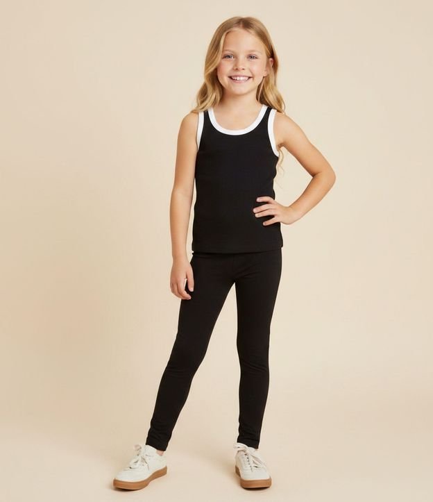 Pantalón Infantil Legging en Algodón con Felpa – Talle 5 a 14 años