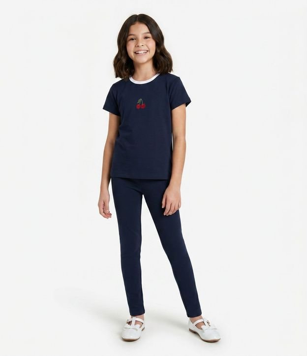 Pantalón Infantil Legging en Algodón con Felpa – Talle 5 a 14 años