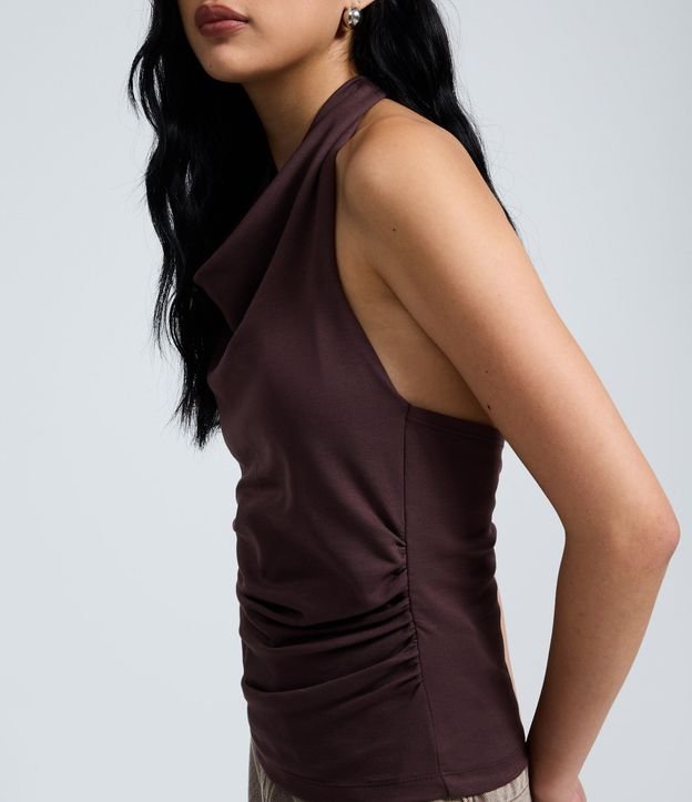 Blusa Frente única en Punto Roma con Escote Degagê 3