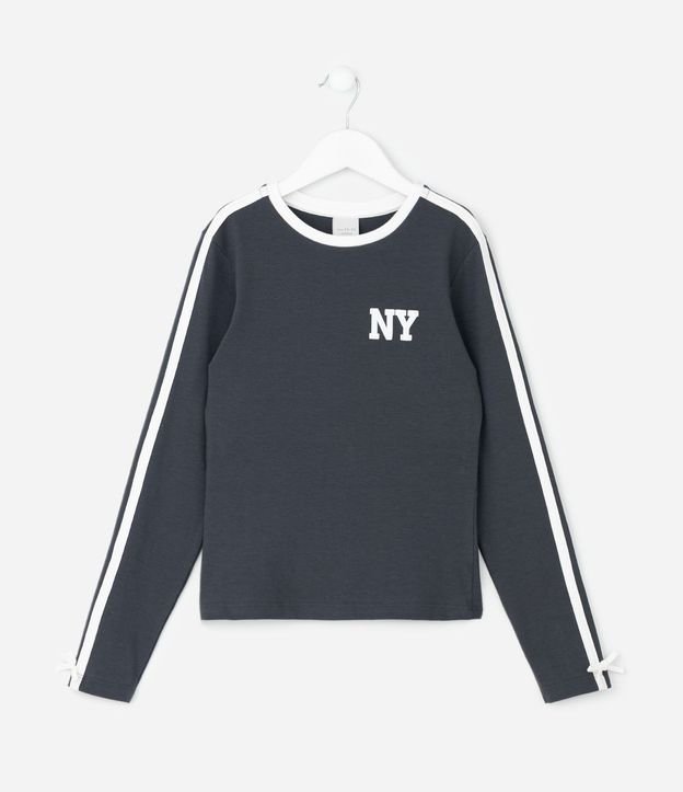 Blusa Infantil Baby Look con Lettering – Talle 5 a 14 años 2