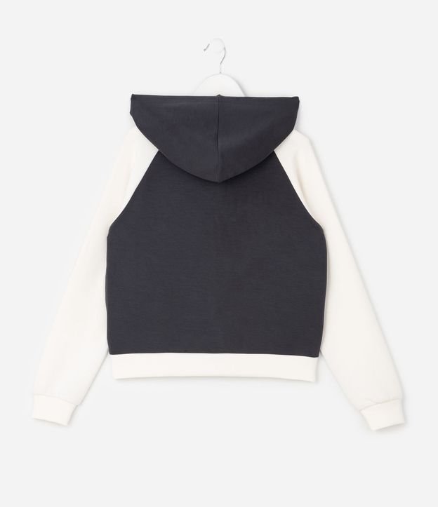 Chaqueta nfantil con Capucha y Recortes Contrastantes – Talle 7 a 14 años 3