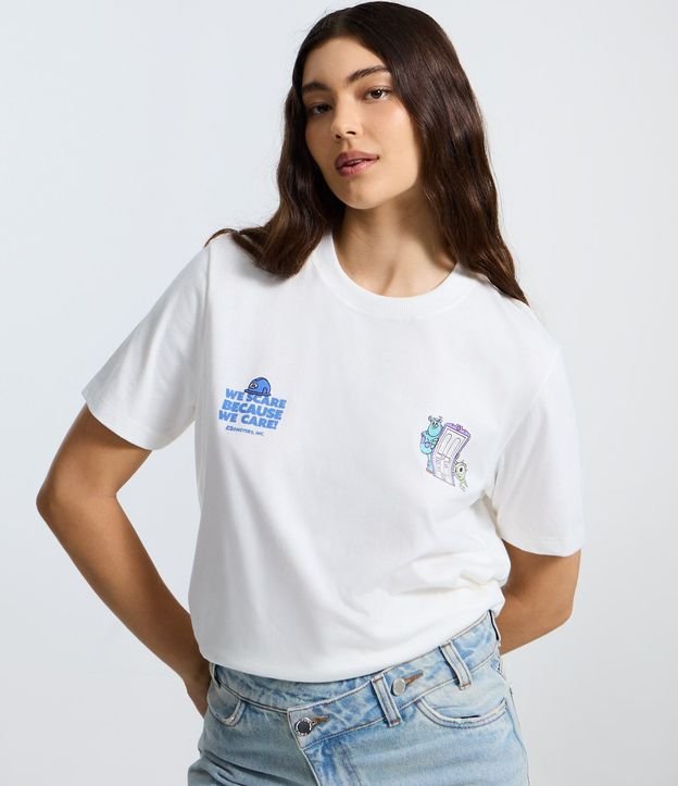 Remera en Algodón Estampado Puertas Monster INC 4
