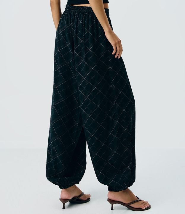 Pantalón Aladim de Cuadros en Viscosa 4