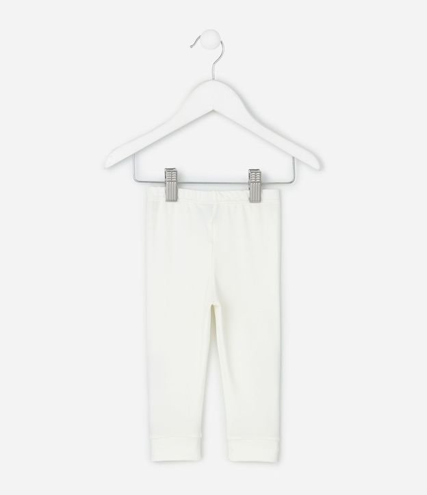 Pantalón Infantil Térmica en Malla con Cintura Elástica – Talle 0 a 18 Meses 2