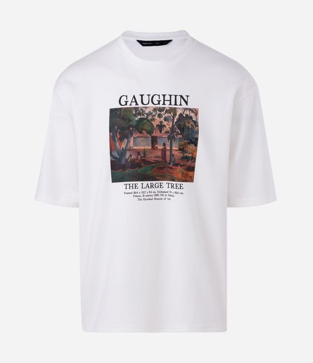 Remera en Algodón con Estampa de Cuadro Gauguin 6
