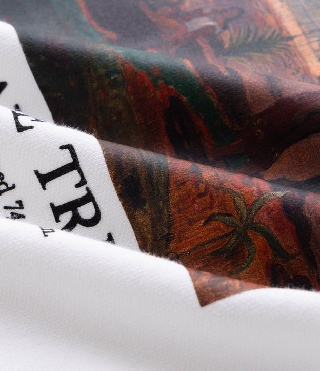 Remera en Algodón con Estampa de Cuadro Gauguin 9