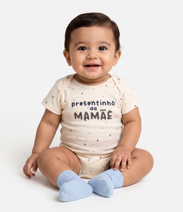 Body Infantil con Lettering Regalo de Mamá – Talle RN a 18 Meses