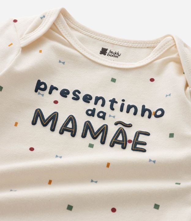 Body Infantil con Lettering Presentinho da Mamãe – Talle RN a 18 Meses 6