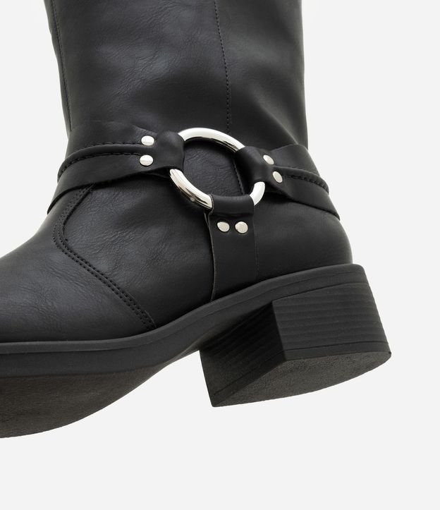 Bota Biker Boot en PU con Detalle en Metal en el Lateral 7